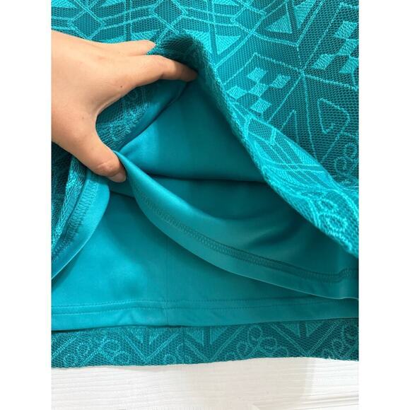 Cynthia Steffe Jade Sleevless Tiled Mesh Shift Dress Size 2 - Picture 6 of 12